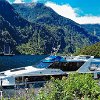 This is our boat to go out into the Doubtful Sound